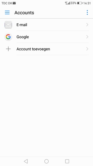 Selecteer Google