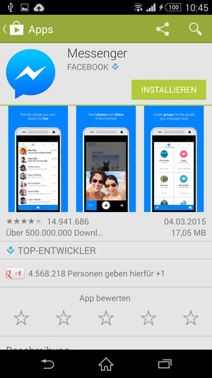 Wählen Sie INSTALLIEREN