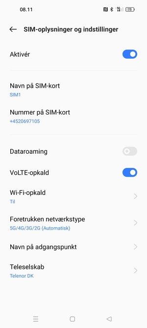 Vælg Navn på adgangspunkt