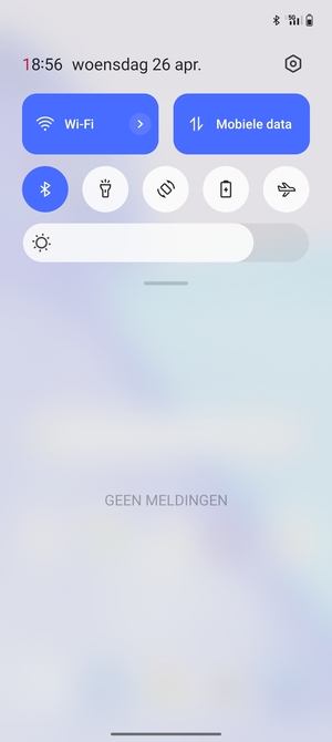 Schuif naar beneden in het bovenste menu opnieuw