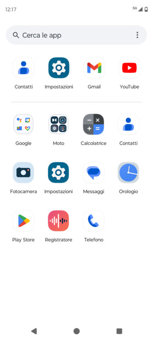 Seleziona Impostazioni