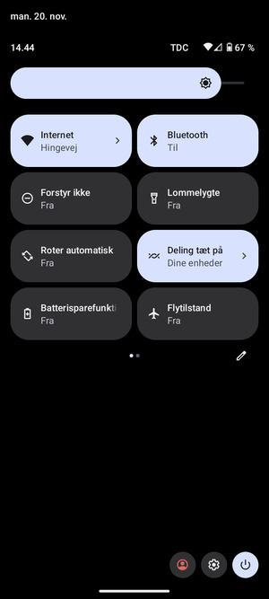 Vælg Internet