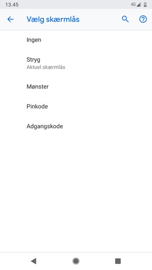 Vælg Mønster