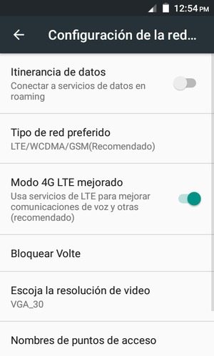 Seleccione Nombres de puntos de acceso