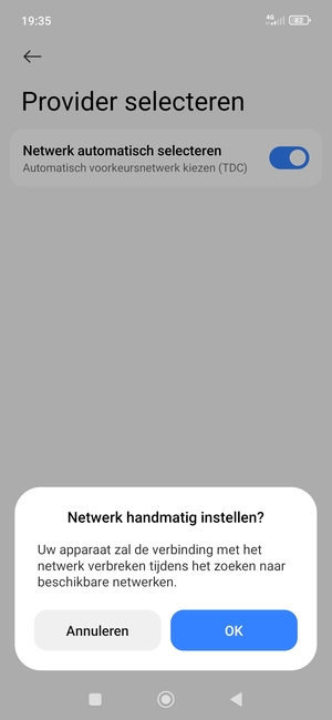 Selecteer OK