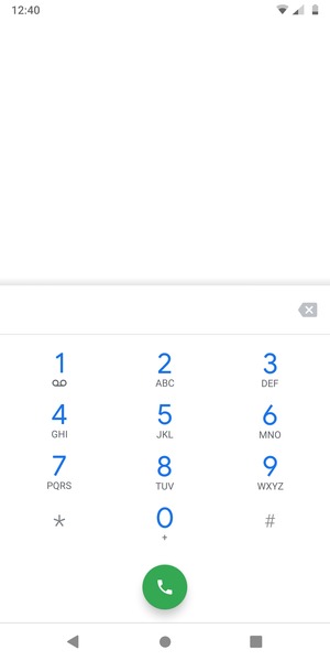 Appuyez longuement sur le numéro 1