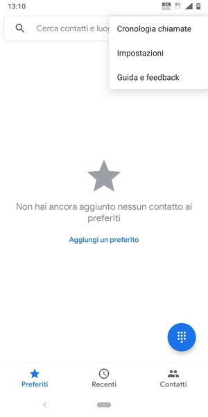 Seleziona Impostazioni