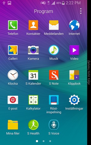 Välj Inställningar
