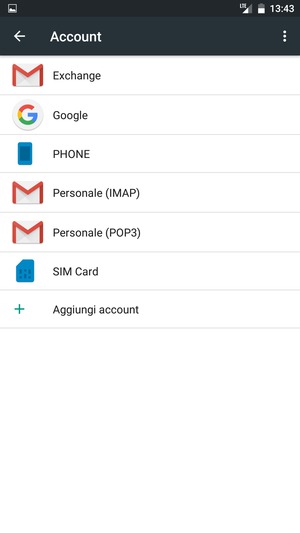 Seleziona Google