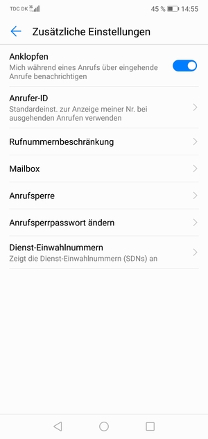 Wählen Sie Mailbox