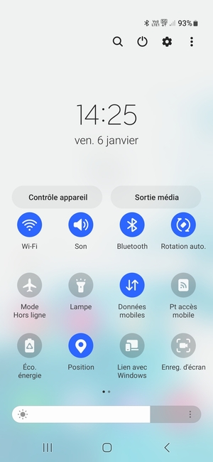 Désactiver Wi-Fi et Bluetooth