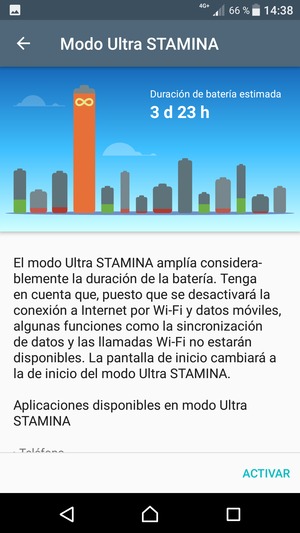 Seleccione ACTIVAR