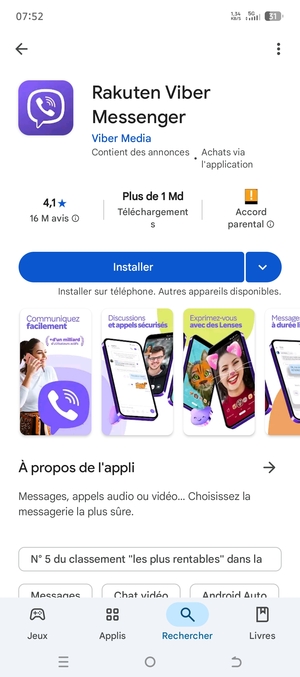 Sélectionnez Installer