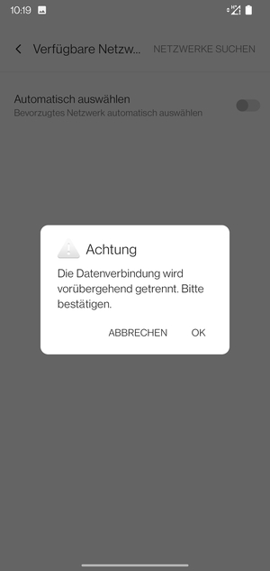 Wählen Sie OK