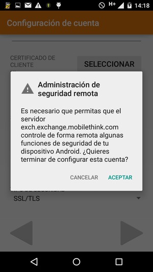 Seleccione ACEPTAR