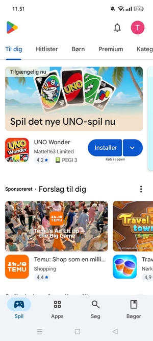 Vælg Søg