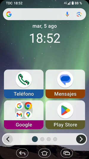 Seleccione Teléfono