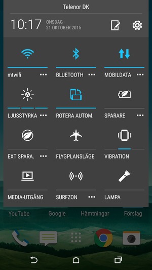 Aktivera SPARARE