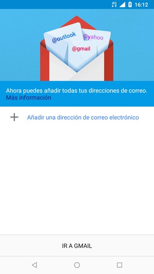 Seleccione Añadir una dirección de correo electrónico