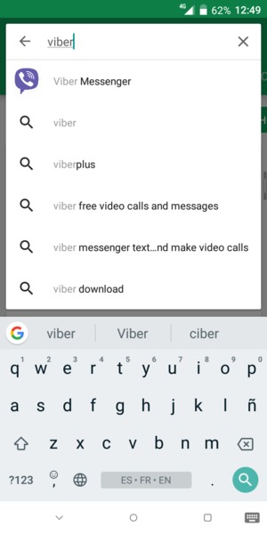 Enter the app name and select Search