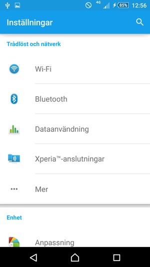 Välj Mer