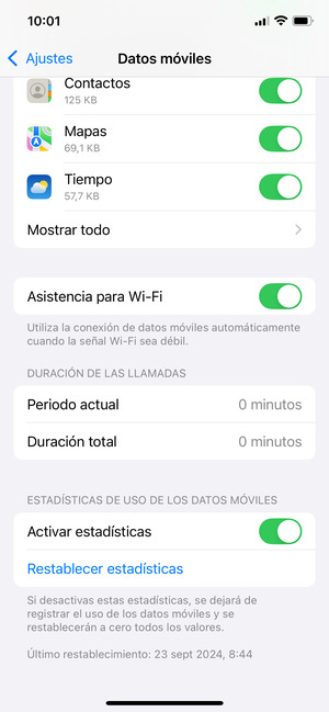 Desplácese hacia abajo y desactive Asistencia para Wi-Fi