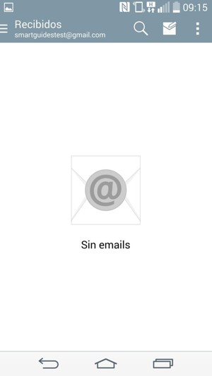 Su Gmail/Hotmail está listo para usar