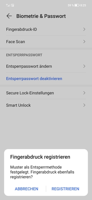 Wählen Sie ABBRECHEN