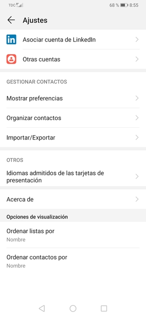 Seleccione Importar/Exportar