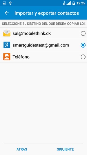 Seleccione su cuenta de Google y seleccione SIGUIENTE