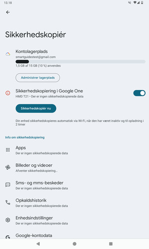 Vælg Kontolagerplads