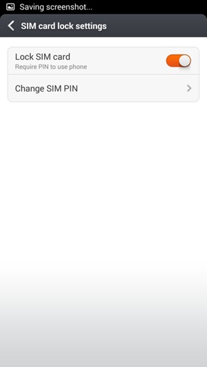 Select Change SIM PIN