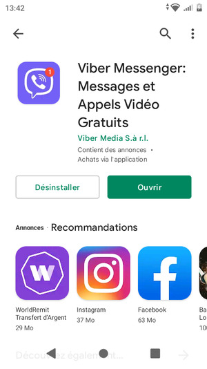 Sélectionnez Ouvrir