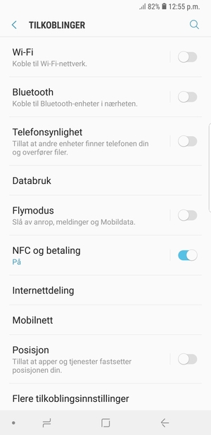 Velg Wi-Fi