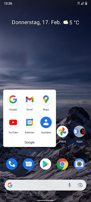 Wählen Sie Gmail