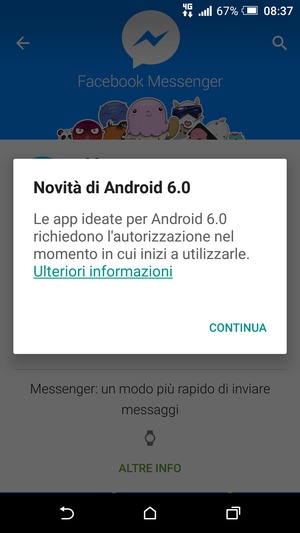 Seleziona CONTINUA