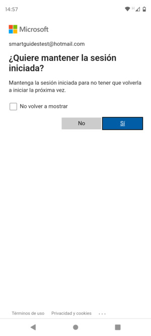Seleccione la opción deseada