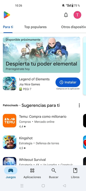 Seleccione Buscar