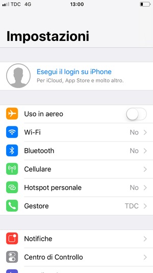 Seleziona Cellulare