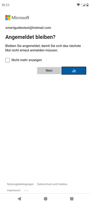 Wählen Sie Ihre gewünschte Option