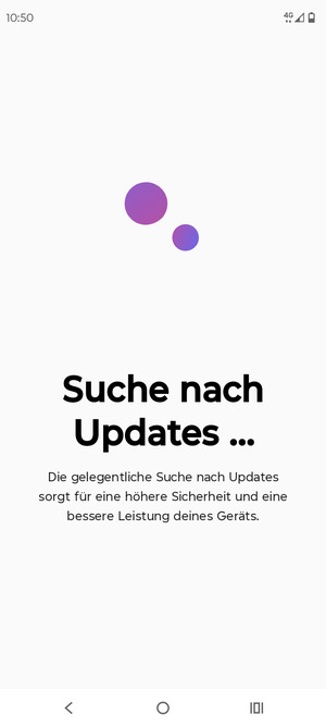 Warten Sie, bis die Suche abgeschlossen ist