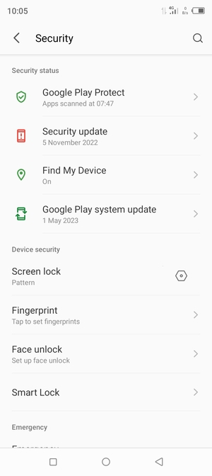 Your phone is now secure with a screen lock