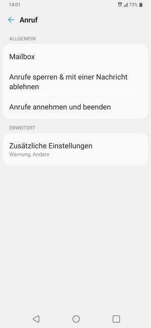 Wählen Sie Mailbox