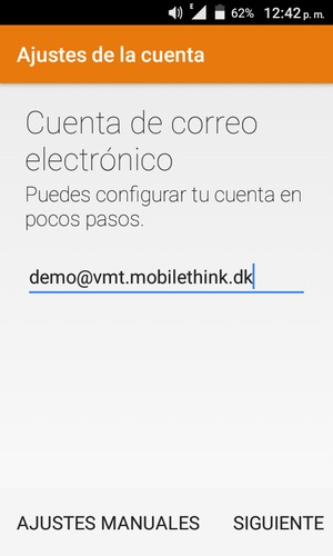 Introduzca su dirección de correo electrónico. Seleccione SIGUIENTE