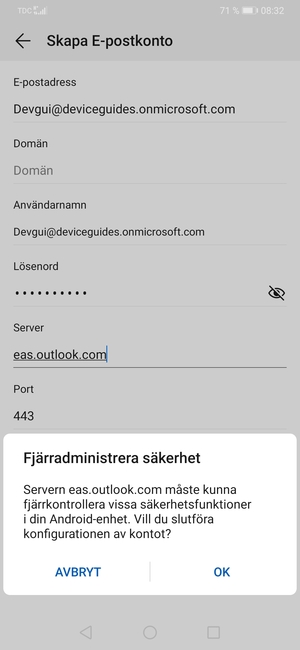 Välj OK