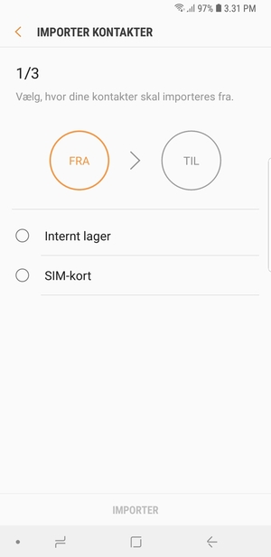 Vælg SIM-kort