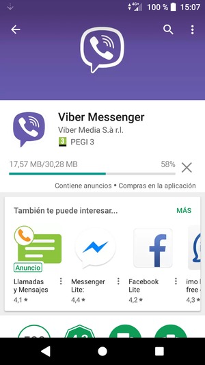 Espere a que el proceso de instalación finalice