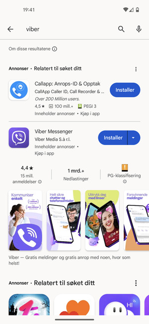 Velg app