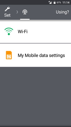 Select Wi-Fi