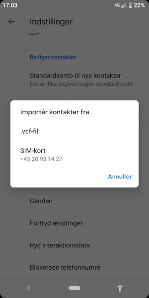 Vælg SIM-kort
